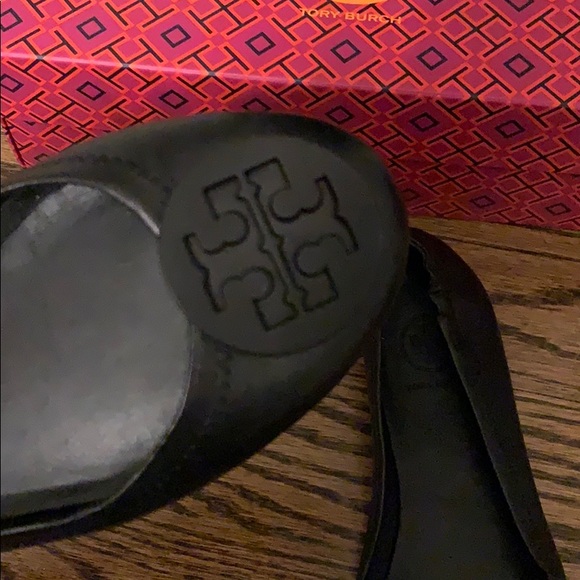 Tory Burch Minnie Travel Ballet with Logo - black - Picture 4 of 6